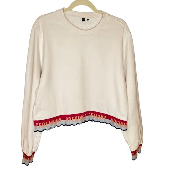 Opening Ceremony Cropped Sweatshirt, L - Picture 3 of 8